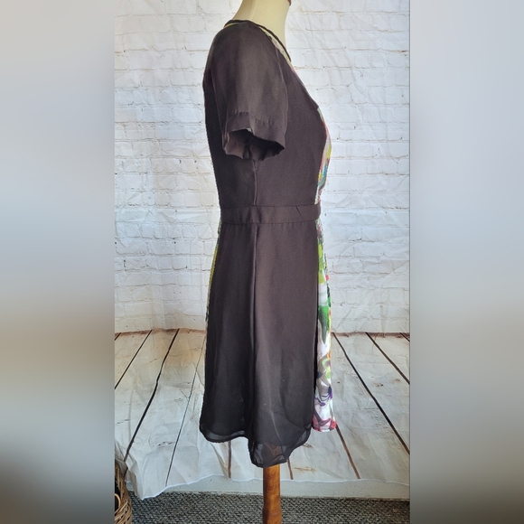 Prabal Gurung X Target black kaleidoscope inkblot dress Sz 4 - Picture 3 of 7